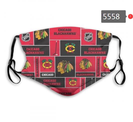 2020 NHL Chicago Blackhawks #4 Dust mask with filter->mlb dust mask->Sports Accessory